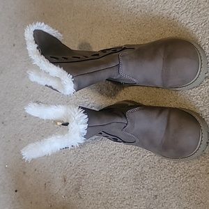 Girls Insulated Fur Boots